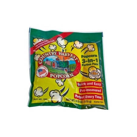 Paragon International Paragon Country Harvest Tri-Pack for 4oz Poppers, 24 Portion Packs 1000